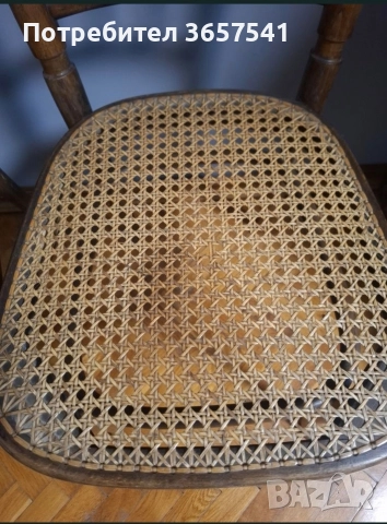 Столове Thonet, двойка, в оригинално състояние, снимка 4 - Столове - 52990606