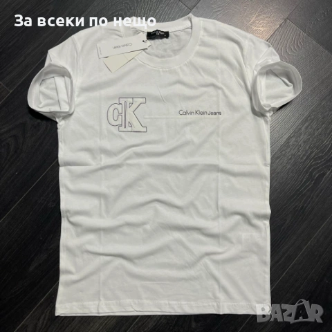 Calvin Klein Мъжка Тениска👕Мъжка Блуза С Къс Ръкав - Различни Цветове Код Bal Style7, снимка 3 - Тениски - 53641955