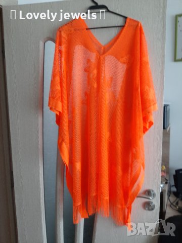 Плажна туника пареро оранжево , снимка 1 - Бански костюми - 41402167