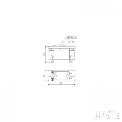 Трипозиционен ключ за фарове 12V 38x24 mm, снимка 2 - Аксесоари и консумативи - 55865665