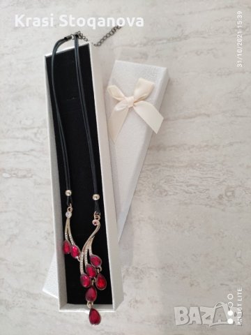 Дамско Бижу с Красив - ЦВЕТЕН - Аксесоар / Подходящо за Подарък , снимка 6 - Колиета, медальони, синджири - 33229522