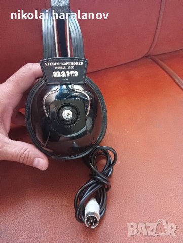Винтидж слушалки MANTA, снимка 2 - Слушалки и портативни колонки - 41934886
