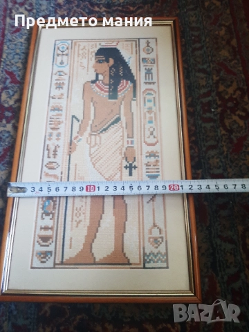 Продавам гоблен с египетски мотив, снимка 2 - Гоблени - 52388277
