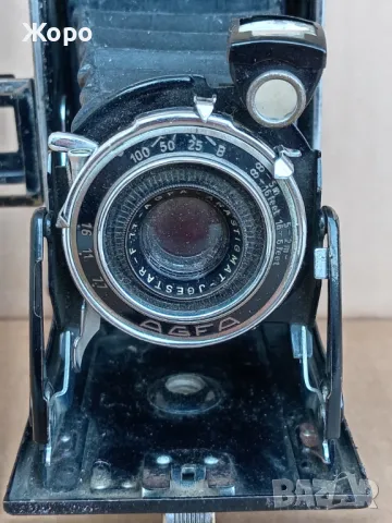 старинен мехов фотоапарат агфа AGFA, снимка 2 - Други ценни предмети - 48272448