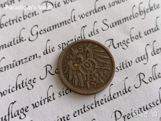 Райх монета - Германия - 2 пфенига | 1911г.; серия A, снимка 2 - Нумизматика и бонистика - 41568098