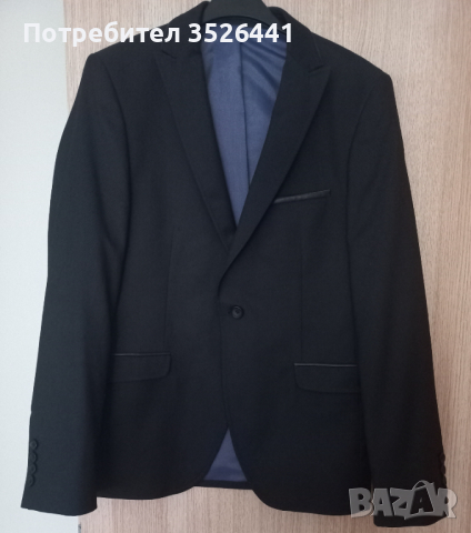 Мъжки костюм Теодор тъмно син, снимка 6 - Костюми - 44752081