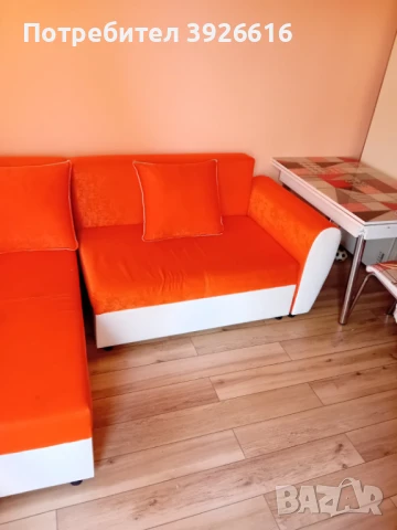 Чисто нов диван(оранжев), снимка 1