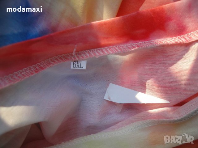 4XL Нова блуза тай дай ефект, снимка 7 - Блузи с дълъг ръкав и пуловери - 41769215