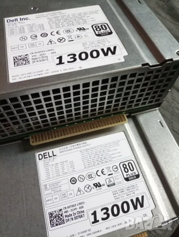 2× Dell 1300W Server PSU – за части / ремонт (DPS-1300HB, D1300EF), снимка 4 - Захранвания и кутии - 53409503