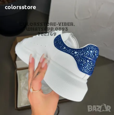 Дамски кецове Alexander McQueen-BR18U, снимка 4 - Кецове - 47401846