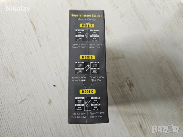 Зарядна станция - HUNDA Supercharger Station, 210W, снимка 3 - Външни батерии - 53692566