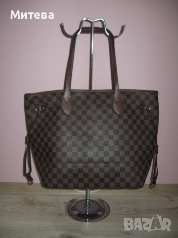 Дамска кожена голяма чанта