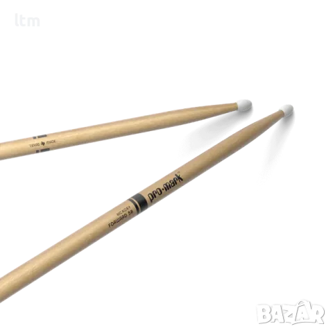 5B палки за барабани с найлонов връх Classic Forward 5B Hickory Drumstick, Oval Nylon Tip, снимка 3 - Ударни инструменти - 49185565