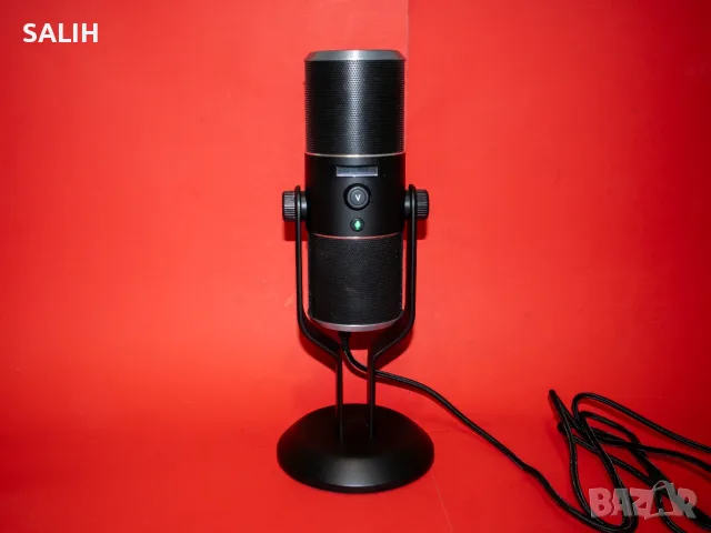 Razer Seiren Pro RZ05-0132 Silver Edition Студиен Микрофон XLR USB Гейминг Стрийминг, снимка 14 - Микрофони - 55877034