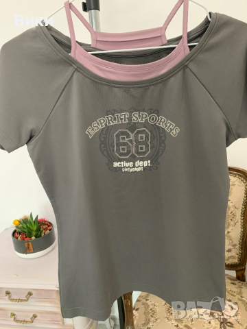 Спортна тениска на Esprit размер 40, подходяща за S и М, снимка 4 - Тениски - 44607470