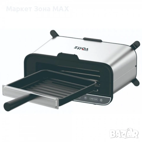 Мултифункционален уред за готвене 4 в 1, Oliver Voltz, 1700W, Тостер, Грил/Парти грил, Фурна, BBQ, снимка 4 - Тостери - 53419363