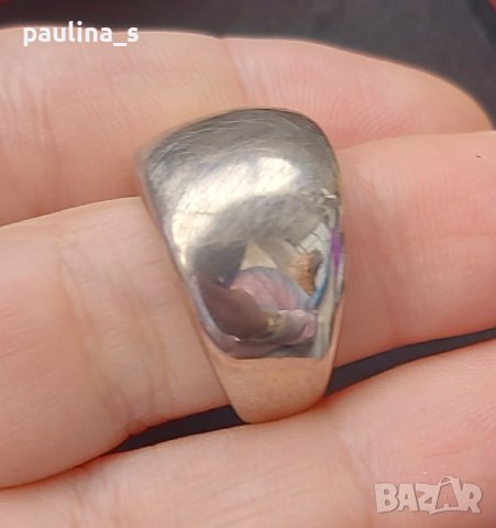 Два различни броя / Масивен сребърен пръстен проба 925 и Житен клас , снимка 2 - Пръстени - 44252740