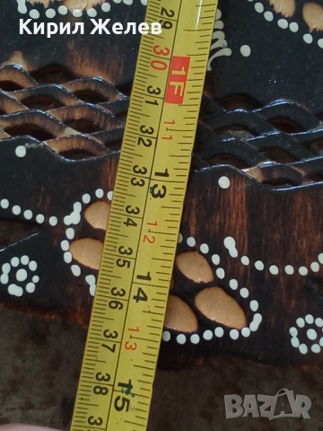 Тавичка стара дървена 51315, снимка 6 - Антикварни и старинни предмети - 51702759