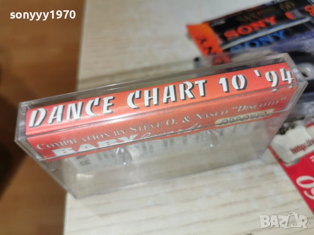 DANCE CHART 10/94 BABY RECORDS 2312251751, снимка 2 - Аудио касети - 52886182