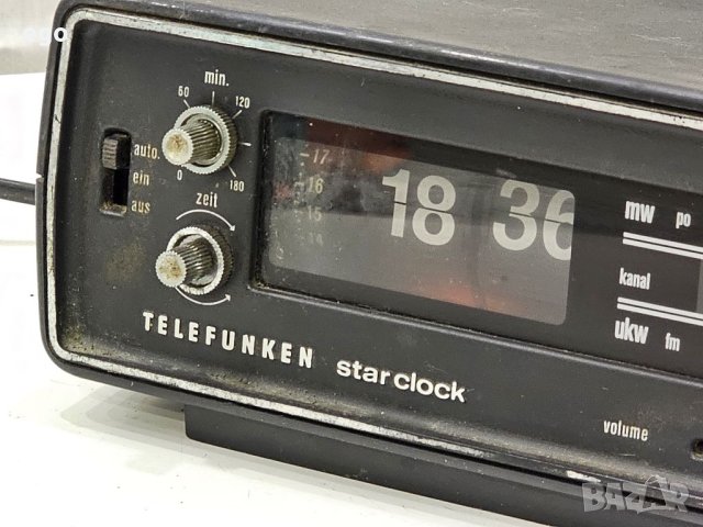 Радиочасовник Телефункен, снимка 4 - Антикварни и старинни предмети - 40891836
