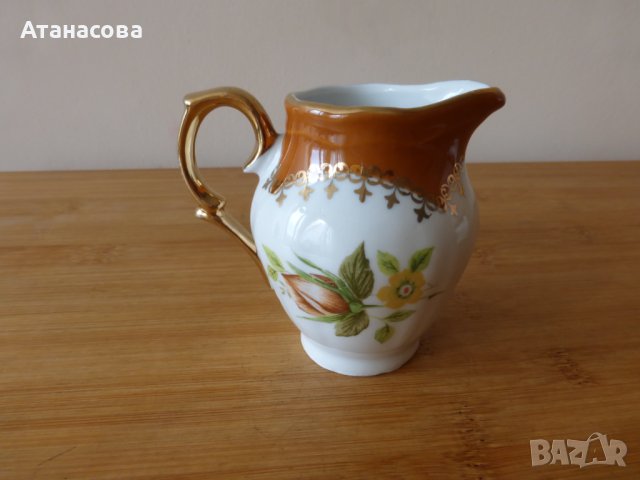 Полски порцеланови захарница и каничка за мляко латиера 1925 г, снимка 7 - Прибори за хранене, готвене и сервиране - 41323285