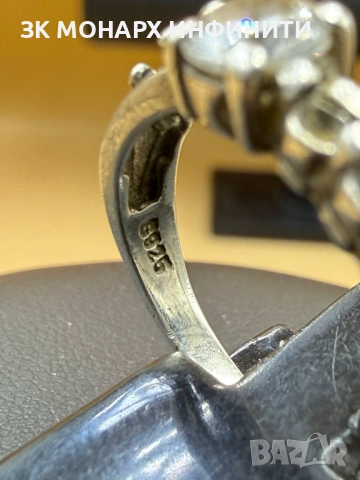 Сребърен пръстен /925/, снимка 4 - Пръстени - 52382446