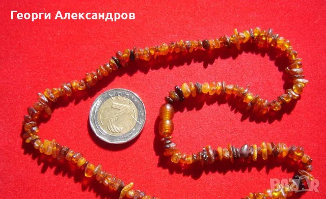 Старо Руско Красиво Нежно КЕХЛИБАРЕНО КОЛИЕ 100% НАТУРАЛЕН БАЛТИЙСКИ КЕХЛИБАР, снимка 3 - Антикварни и старинни предмети - 55957455