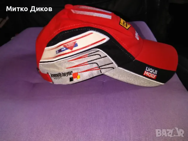 Uvex Kennet Heyer бейзболна шапка автомобилни спортове регулируема нова, снимка 4 - Шапки - 47521567