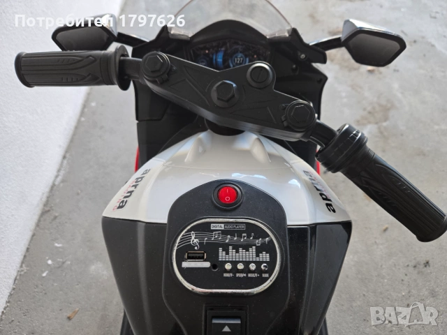 Акумулаторен мотор 12V меки гуми и кожена седалка, снимка 5 - Скутери и тротинетки - 53849941