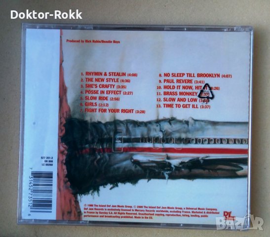 Beastie Boys – Licensed To Ill 1986 (2000, CD), снимка 2 - CD дискове - 42202511