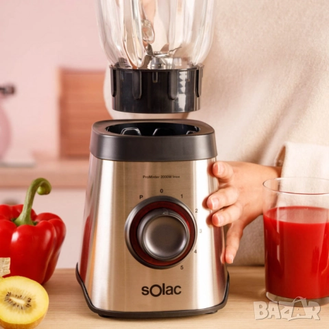 Блендер Solar ProMixter 2000W Inox, снимка 5 - Друга електроника - 51896829