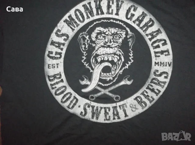 Тениски GAS MONKEY, JACAMO  мъжки,4-5ХЛ, снимка 4 - Тениски - 55879097