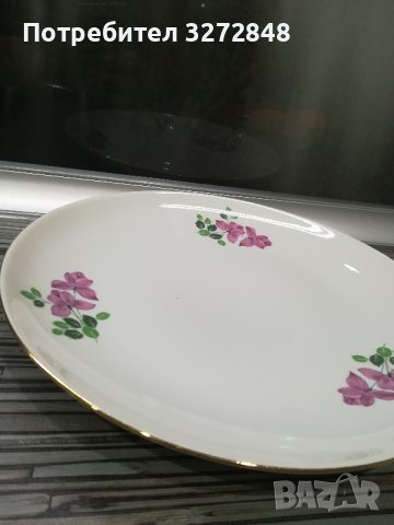 Порцеланова чиния 1966г, снимка 2 - Антикварни и старинни предмети - 42063460