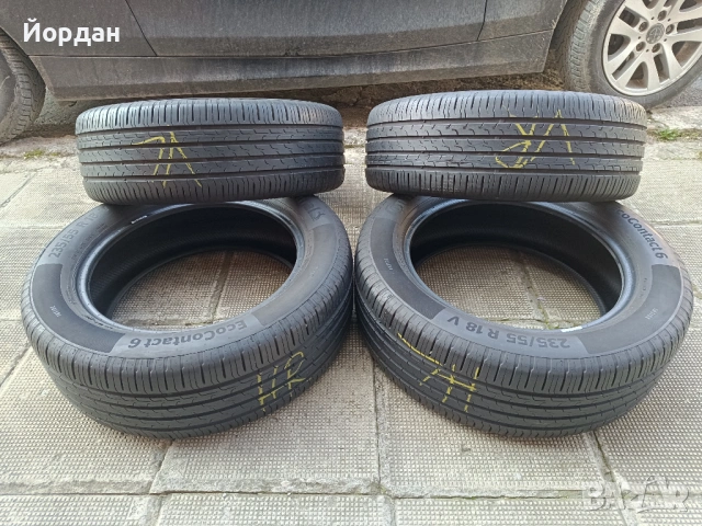 4 броя летни гуми 18 ' цола 235 55 R18 CONTINENTAL DOT2023, снимка 4 - Гуми и джанти - 53757973