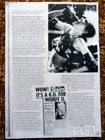 Wendy Williams – Plasmatics – punk metal, снимка 12 - Колекции - 41634210