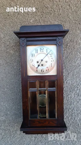 Стар немски стенен часовник - Junghans 4/4 - Антика - 1930г., снимка 1