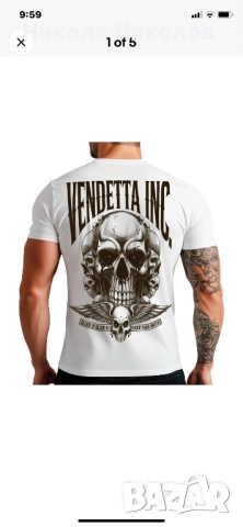 Оригинални тениски Vendetta, снимка 9 - Тениски - 51470833