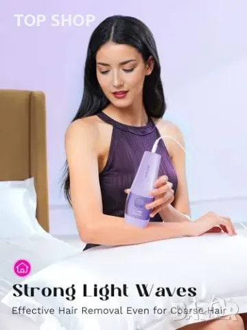 Нов Лазерен уред за епилация с ледена охлаждаща функция за гладка кожа, снимка 5 - Тримери - 49732388