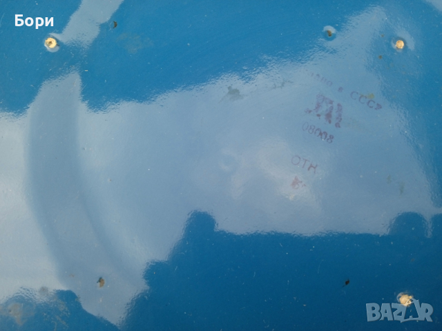 Стара Голяма емайлирана чиния/плато, снимка 5 - Съдове за готвене - 36143943