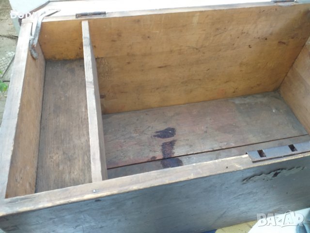 Стар дървен сандък, снимка 5 - Декорация за дома - 34542547