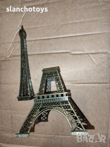 Метален макет на Айфелова кула, 32см, снимка 5 - Статуетки - 49869264