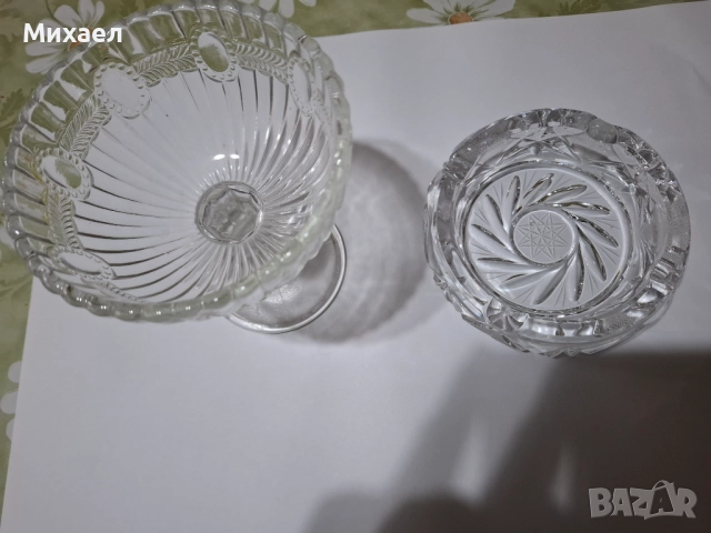 Кристални съдове, снимка 4 - Сервизи - 52099132