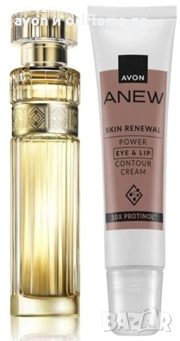 Парфюм Premiere Luxe+Контуриращ крем за очи и устни Anew Skin Renewal Power