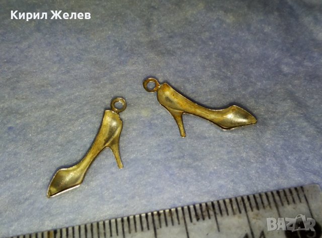 Две ЕЛЕГАНТНИ СРЕБЪРНИ ДАМСКИ ПАНТОФКИ ОБУВКИ - АРТ ВИСУЛКИ 40055, снимка 15 - Бижутерийни комплекти - 42380572