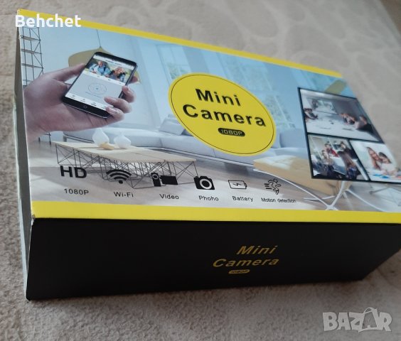Мини Камера с WiFi Full HD 1080p Видеорегистратор HD DVR Vehicle Blackbox, снимка 8 - Камери - 35946173