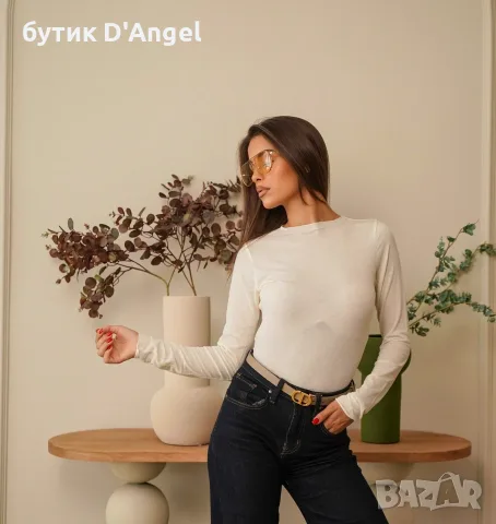 Блуза с кашмир WHITE CASHMERE