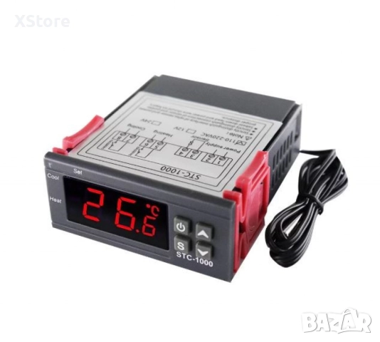 Температурен контролер STC-1000-220V, 10A с 1 сензор, снимка 2 - Други стоки за дома - 52568661