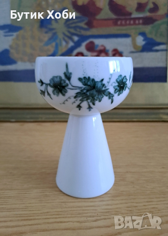 Винтидж баварски порцеланов свещник, снимка 1