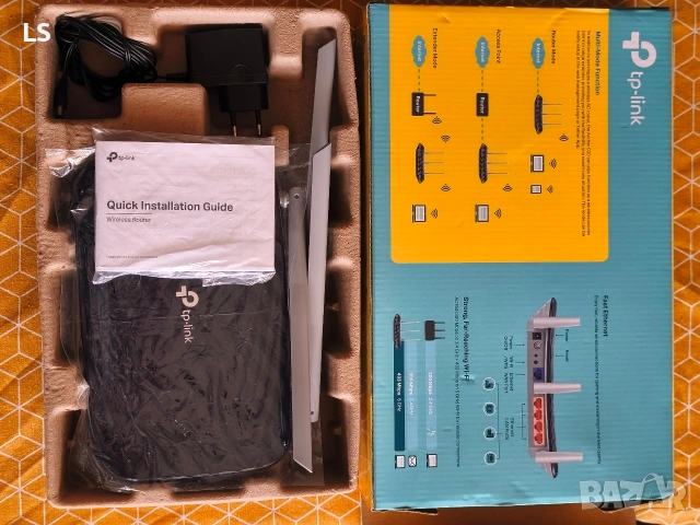 Рутер Tp-link Archer C20, снимка 2 - Рутери - 53699857