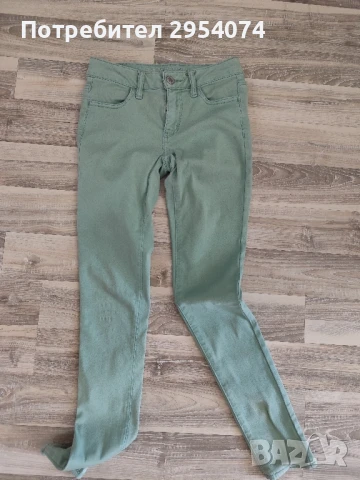 зелени дънки цвят мента 27размер -15лв, снимка 1